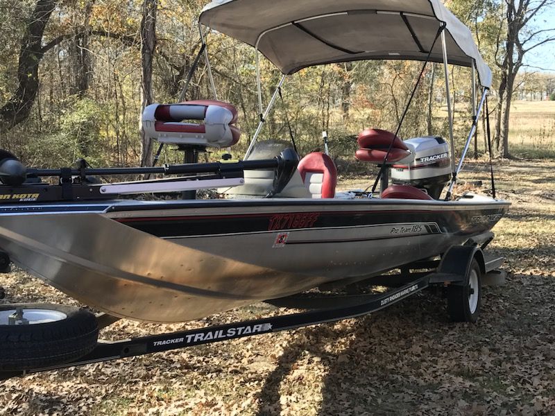 Bass tracker pro team 185 mercury 90 hp