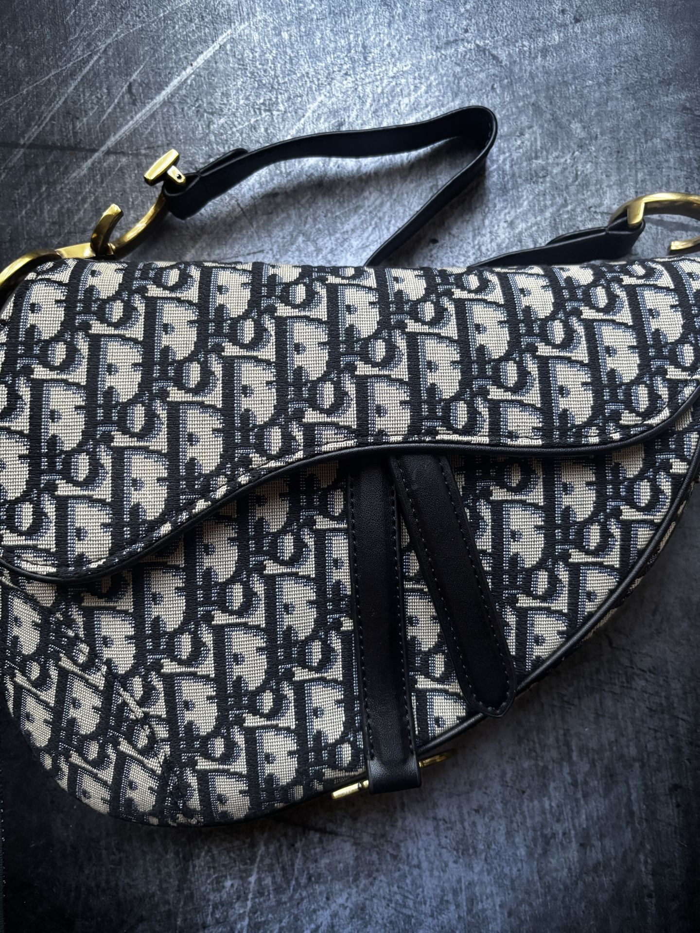Dior Monogram Saddle Bag