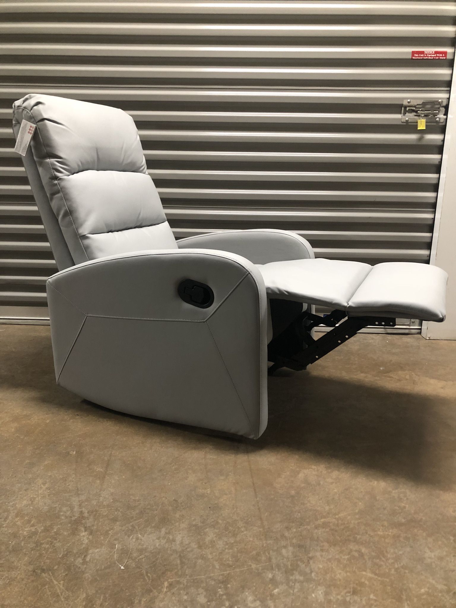 Dormi Recliner in Grey PU (NEW)