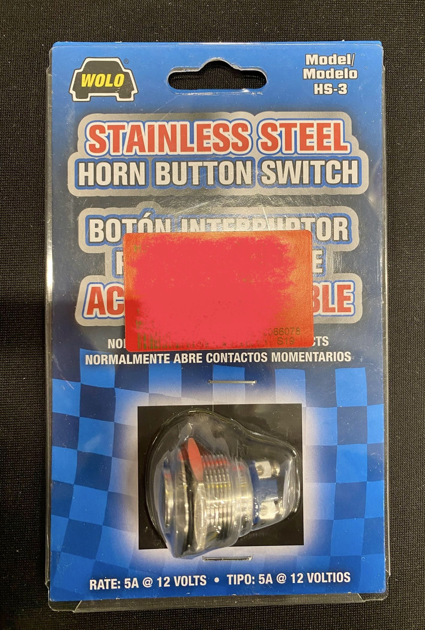 Horn button switch