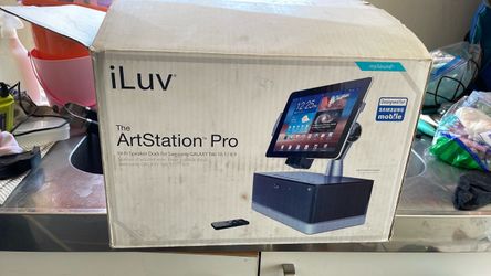 iLuv ArtStation Pro (model iSM524) speaker dock for older Samsung Galaxy Tab 10.1/8.9 tablets.