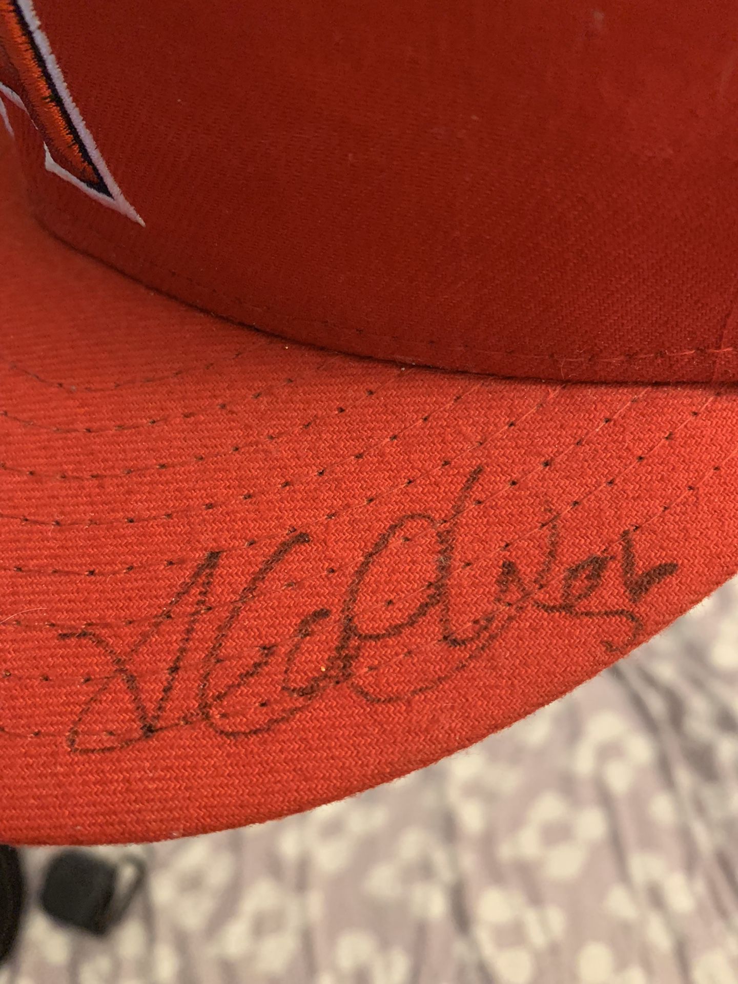 Angels Kole Calhoun signed hat