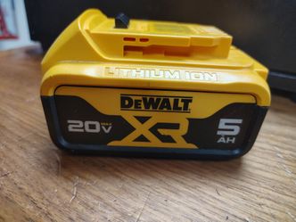DeWalt 5.0ah  XR battery