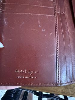 Salvatore Ferragamo Wallet ā Brown Leather (Women) authentic