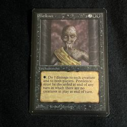 Pestilence - Beta Edition - Magic The Gathering 