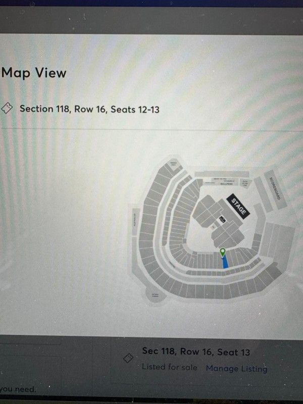 2 Tickets To "My Chemical Romance" concert In Seattle On 11 July