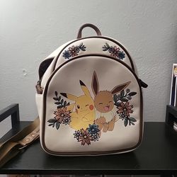 Loungefly Pokemon Pikachu And Eevee Floral Mini Backpack BoxLunch Exclusive 