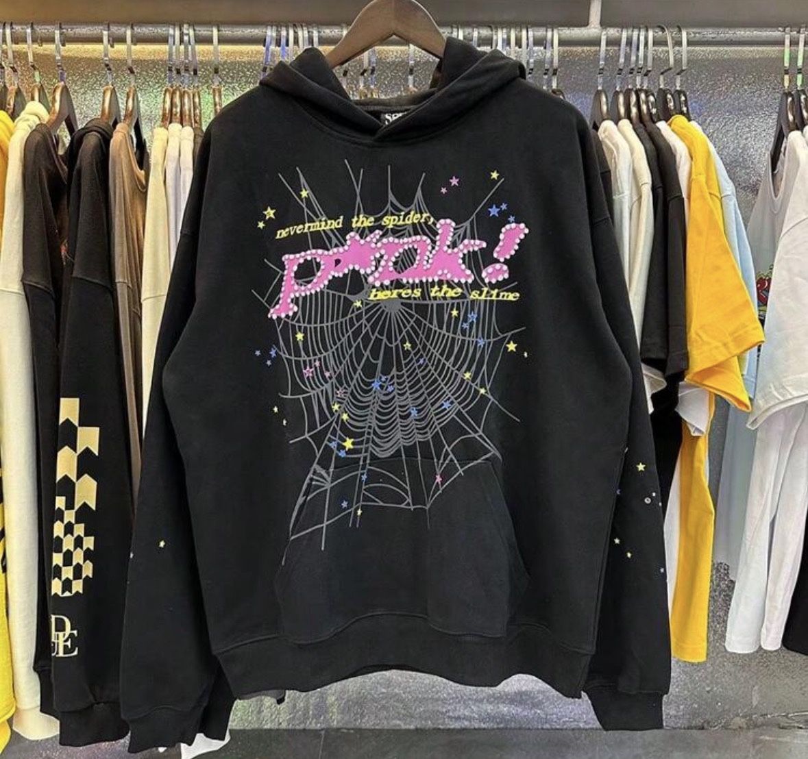 Black spider hoodie