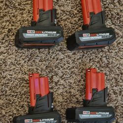 Milwaukee M12  Baterías   XC5.0 high  Output   