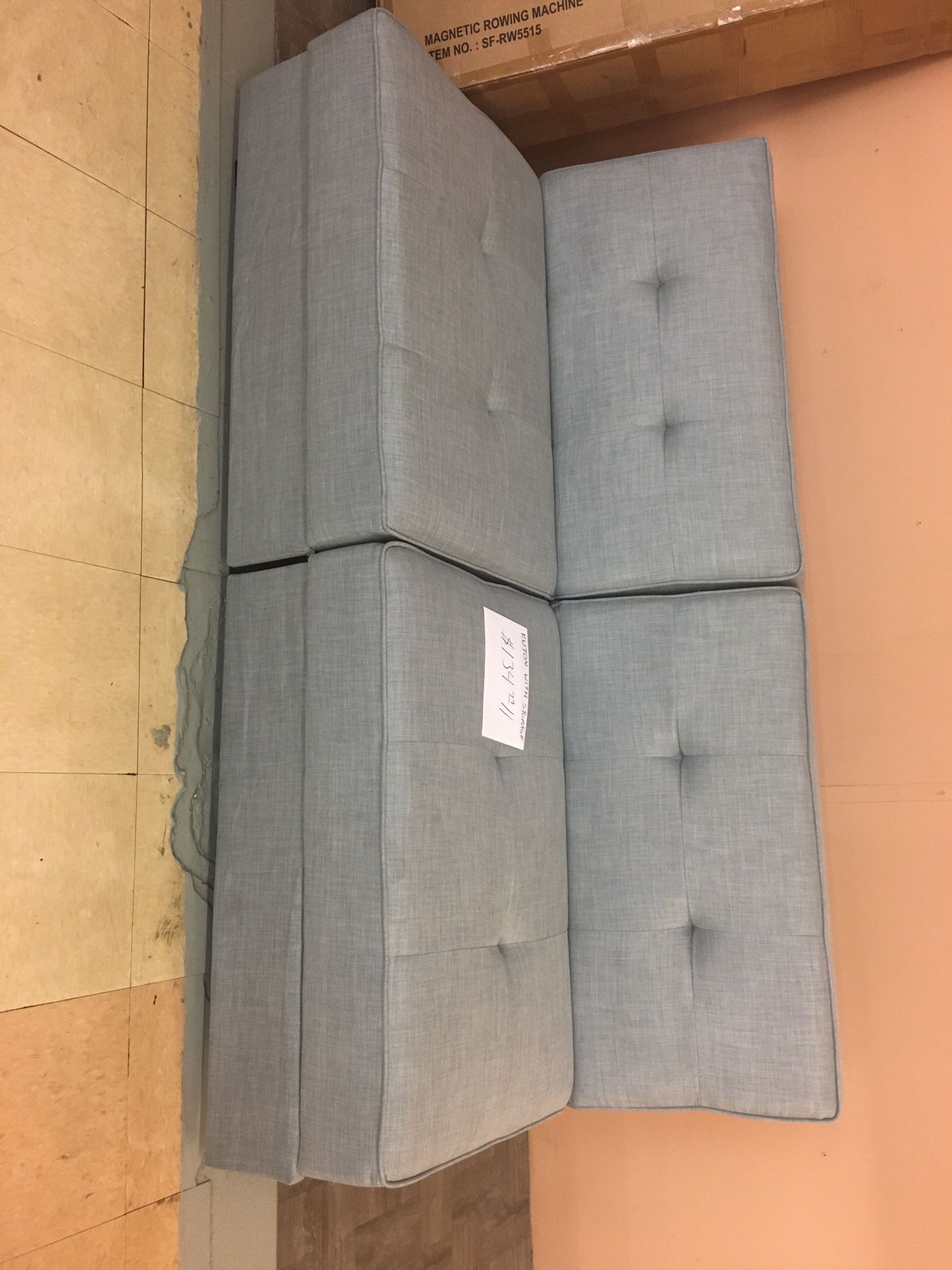Brand new sofa futon with storage