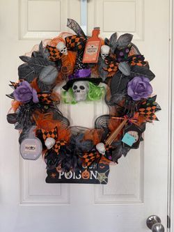 Handmade Halloween Wreath