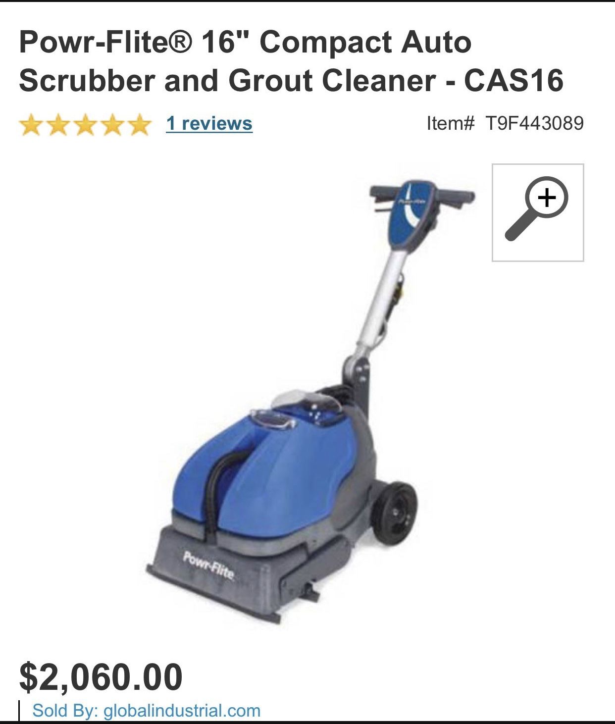 Walk Behind Floor/carpet scrubber