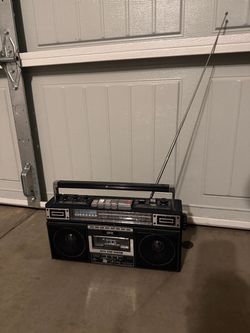 Classic boombox/ cassette player - $20