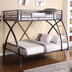 New! Twin Over Full Bunk Bed ($39 Down) - NO CREDIT CHECK FINANCING AVAILABLE