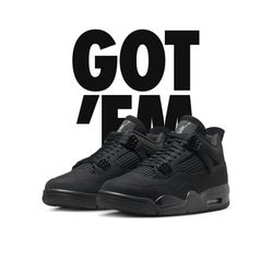 Jordan 4 Black Cats Size 11 
