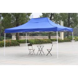 10x15 Pop Up Canopy Tent - Blue