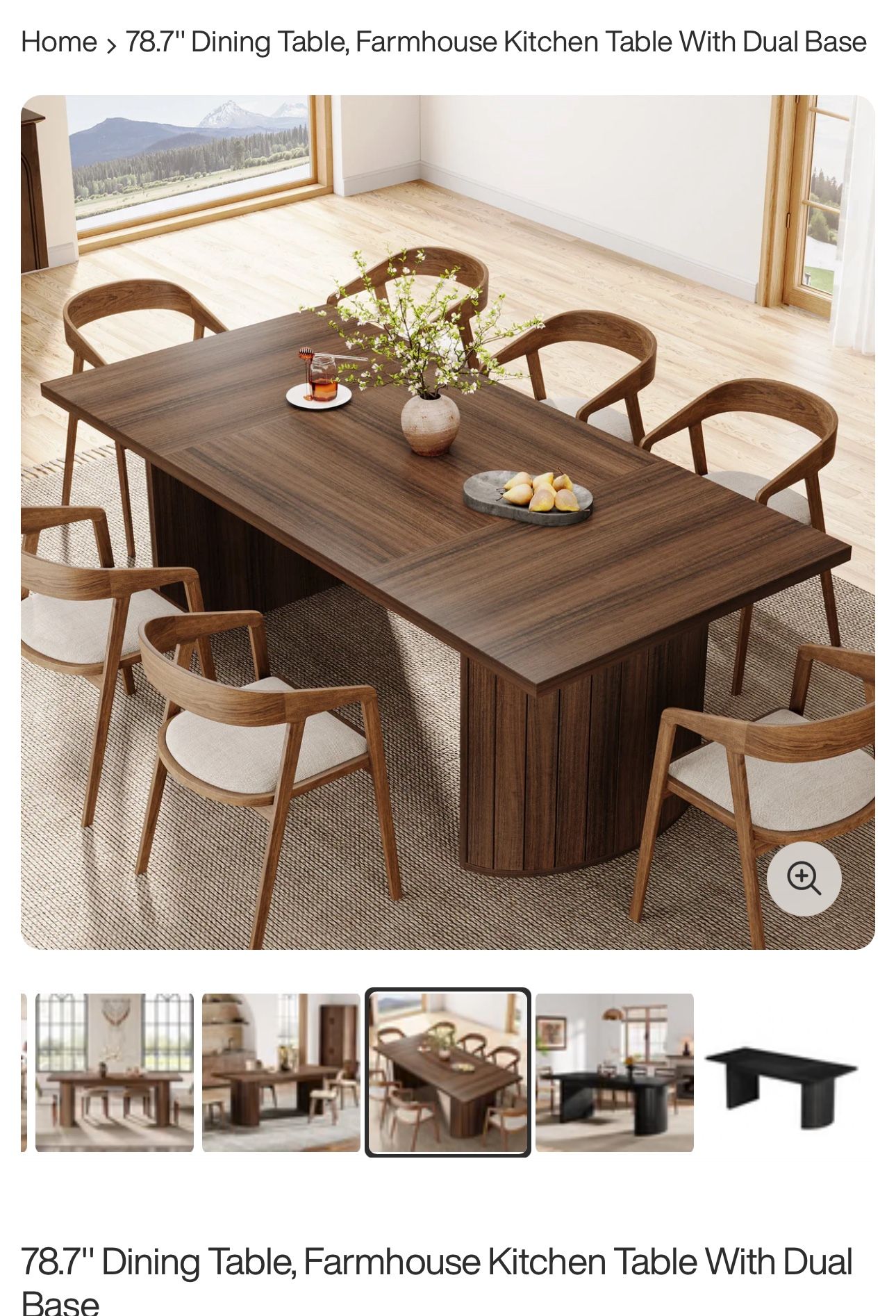 Farmhouse Kitchen Table