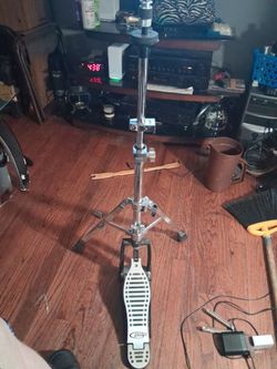 Pdp high hat cymbal  stand for double  bass pedal set up