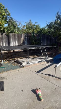 Rectangle trampoline
