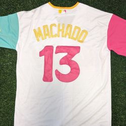 San Diego Padres Jersey City Connect Jersey Machado  Jersey 