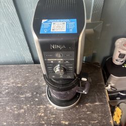 Ninja CREAMi Deluxe NC501 11-in-1 Ice Cream Frozen Dessert Maker 24 Oz Dirty