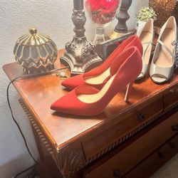 Gorgeous Red Heels Women’s Shoes $15