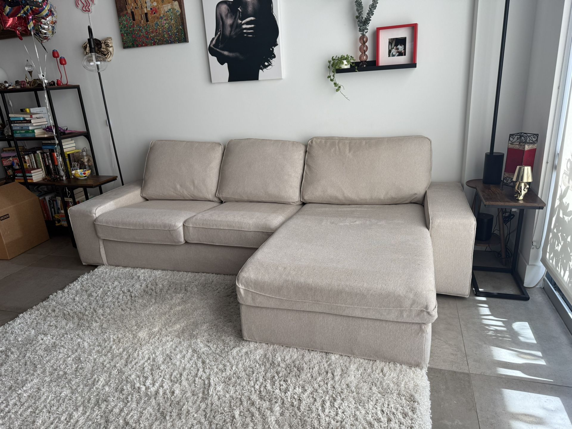 IKEA KIVIK Sectional Sofa – Great Condition Year of Use Smoke