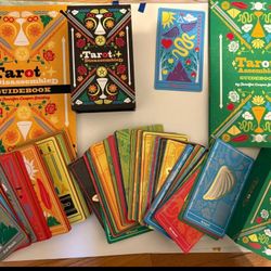 Tarot Assembled & Tarot Disassembled 1st Edition Indie Tarot Decks With Guidebooks RARE