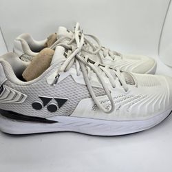 Yonex Eclipsion Tennis Shoes Men's 9.5 White Badminton Power Cushion Sneakers