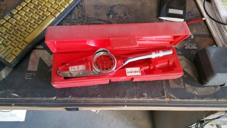 Snap on torqometer
