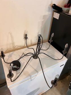 Black chandelier