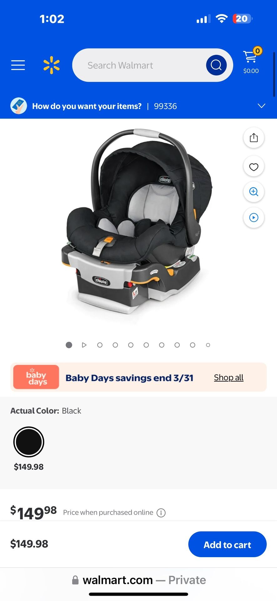 Infant Car seat