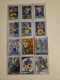 LA Rams NFL Trading Cards Lot of 12. Open to all offers