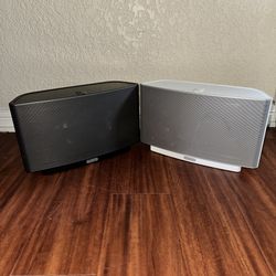 x2 Sonos ZonePlayer S5 Wireless Music Speaker System Gen 1 Streaming White/Black