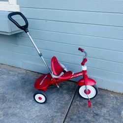 RADIO FLYER KIDS PUSH TRICYCLE 