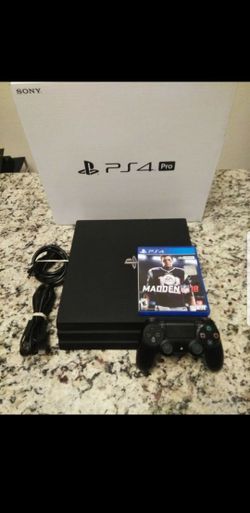 PS4 PRO 1TB (1000GB) 4K LIKE NEW 1 FREE GAME
