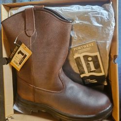 Buffalo leather shop work boots