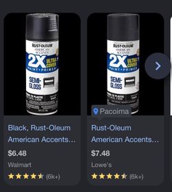 Rustoleum spray paint