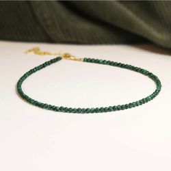 Malachite Gold Plated Necklace 