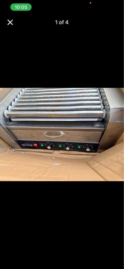 New Hot Dog rolling machine with bun warmer