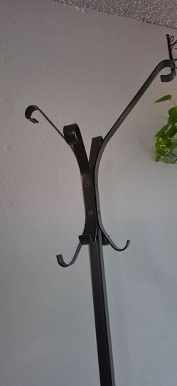 Metal coat rack