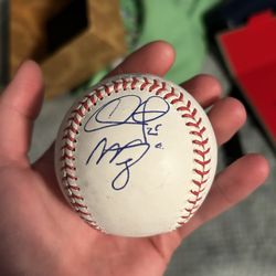 signed baseball