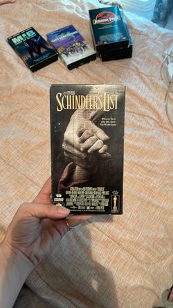 Unused Taped Schindlers List VHS