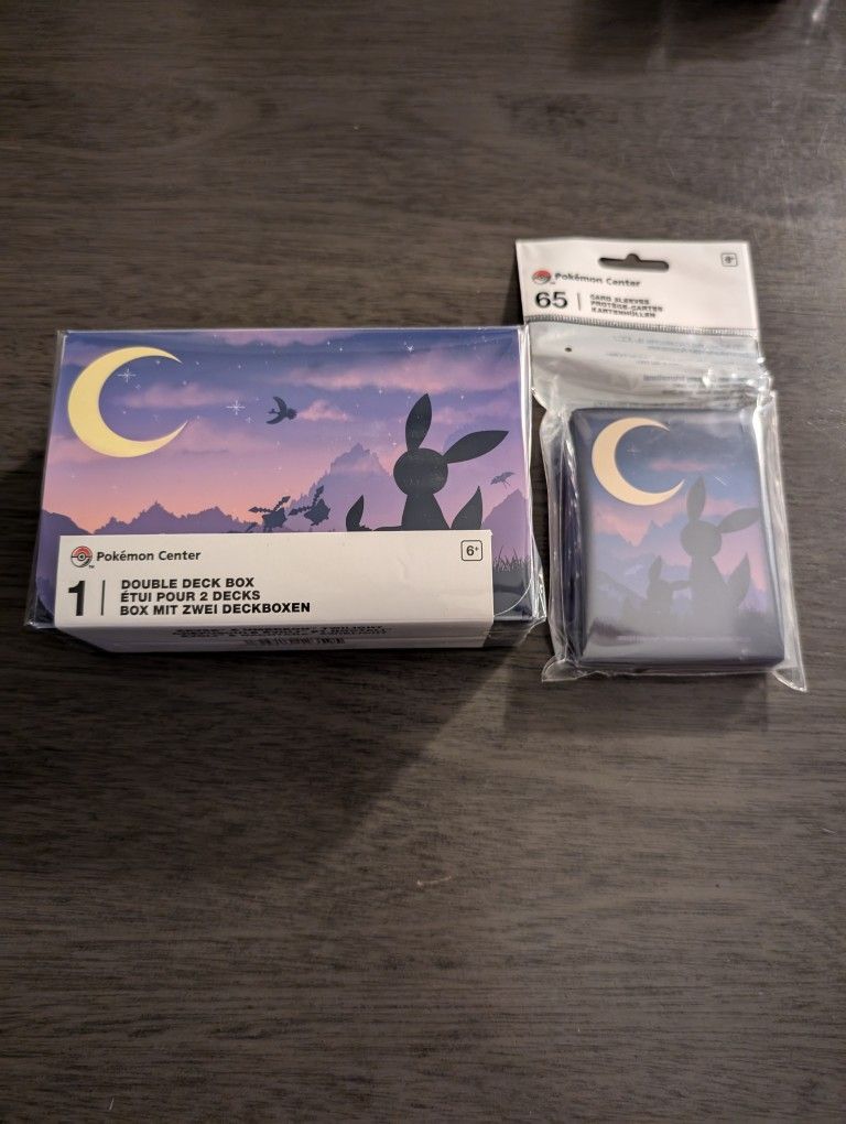 Pokemon Eevee And Umbreon Twilight Deck Box And Sleeves
