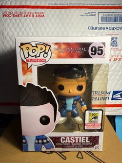 Supernatural Castiel 2015 SDCC Con Sticker Funko Pop #95