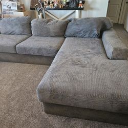 Large Super Comfy Gray Couch