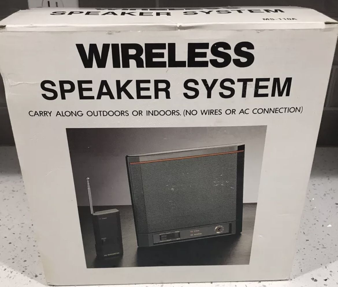 Vintage Chase Wireless Speaker System MS-110C In Box Unit  NEW