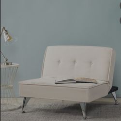 Ivory Armless Accent Chair