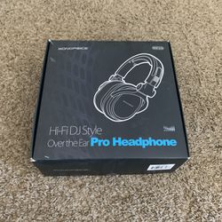 Hi-Fi DJ Style Over The Eat Pro Headphone Set In Original Box