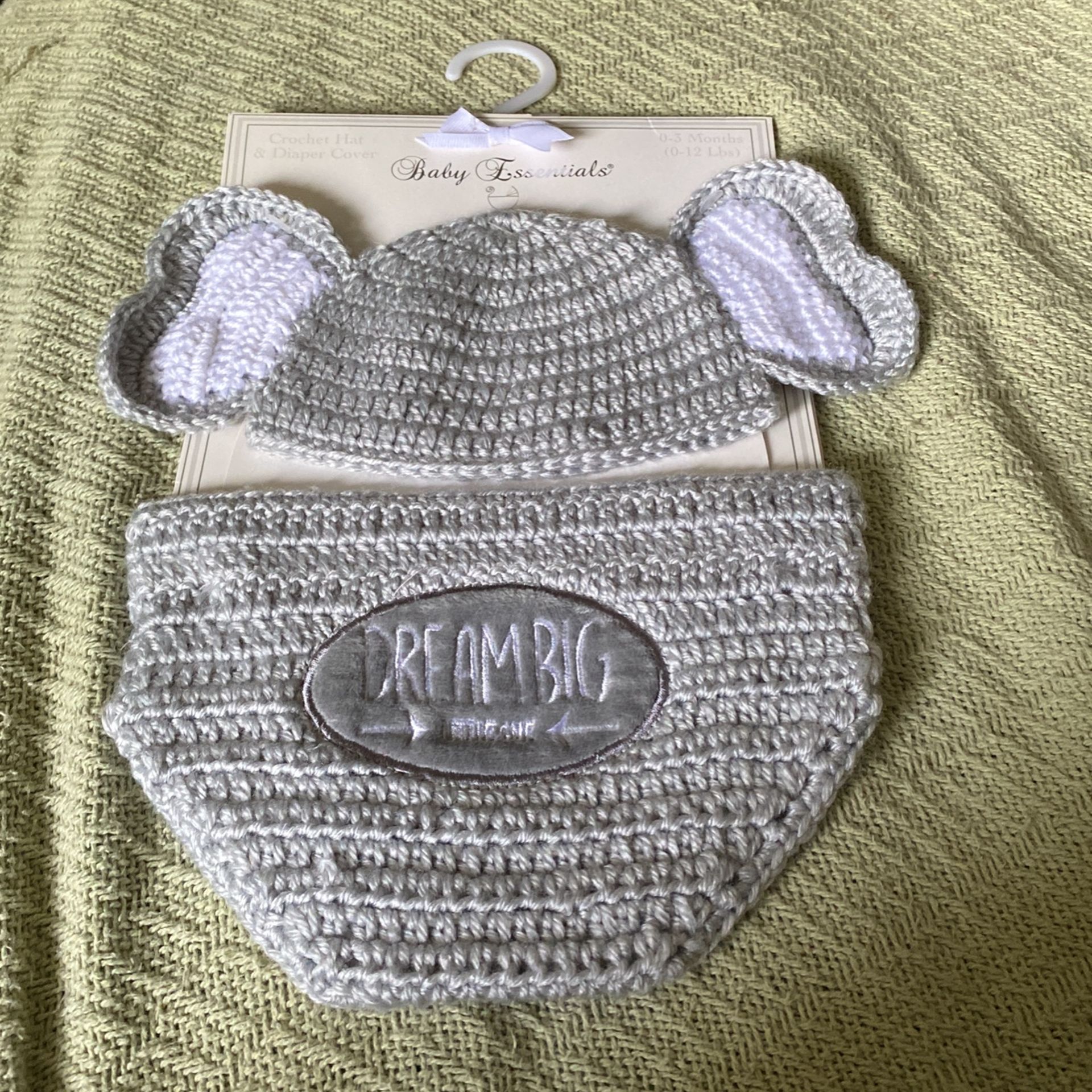 Crochet Hat & Diaper Cover 